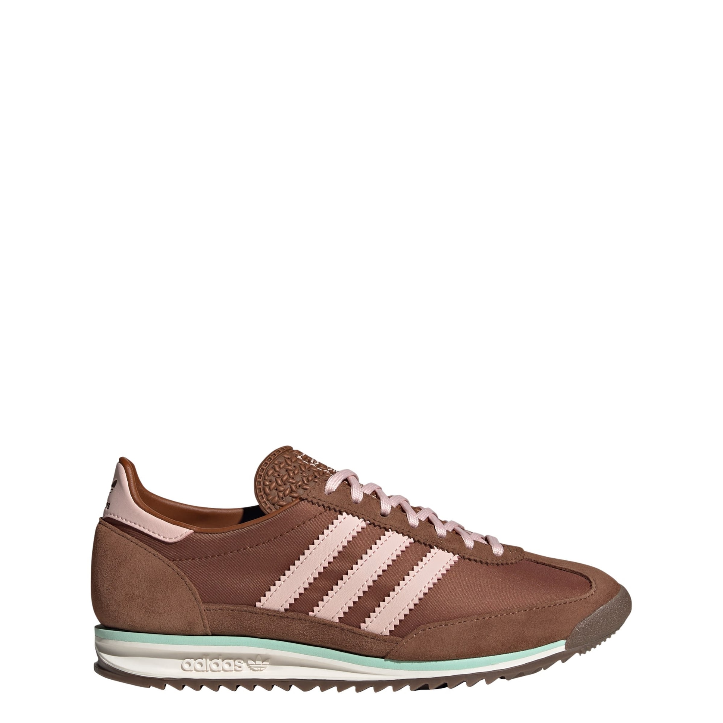 Baskets basses 'SL 72' ADIDAS ORIGINALS en marron : devant