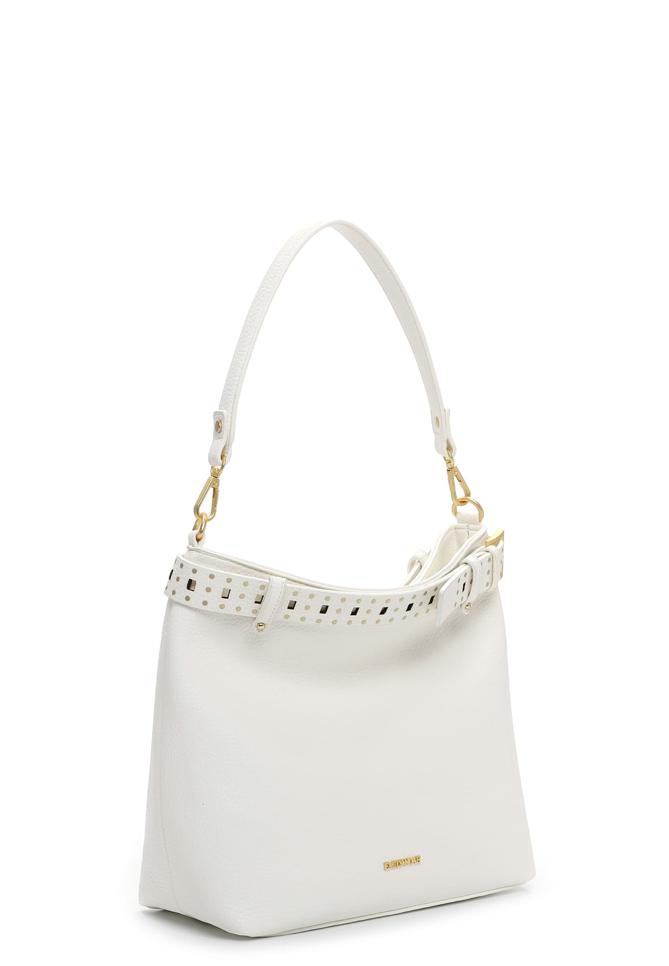 Borsa a spalla 'Justine' di Emily & Noah in bianco