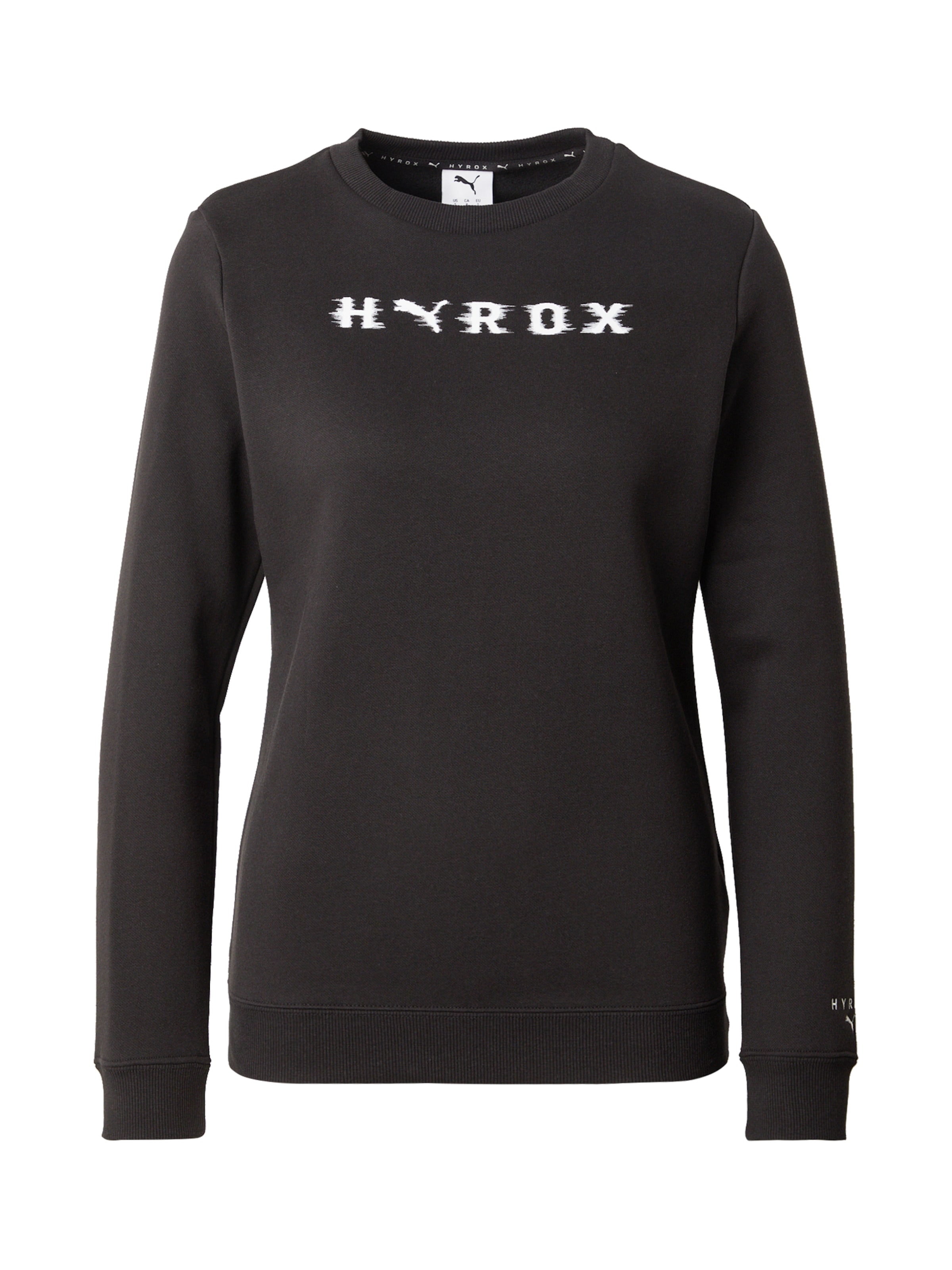 PUMA - Camiseta deportiva 'Puma x Hyrox' en negro: frente