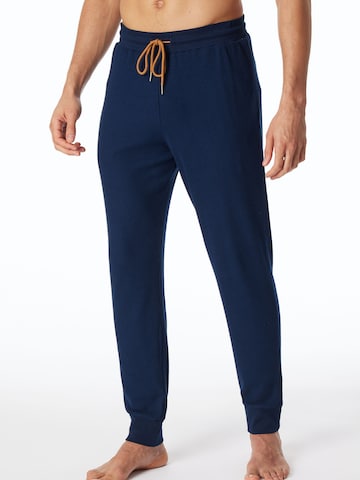 Pantalon de pyjama ' Mix & Relax ' SCHIESSER en bleu