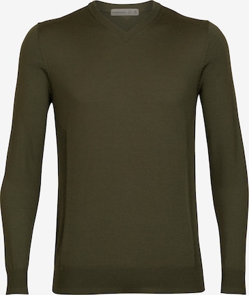 ICEBREAKER - Pullover desportivo 'Shearer' em verde: frente