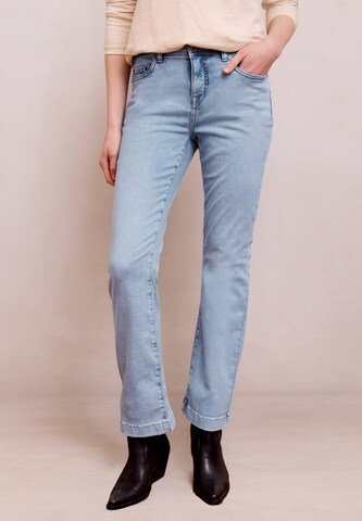 Street One Studio Slim fit Jeans in Blue: front