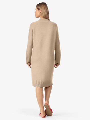 Rainbow Cashmere Knitted dress in Beige