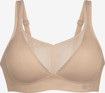 ANITA BH 'Air Control mit Delta Pad Sport' in Beige: voorkant