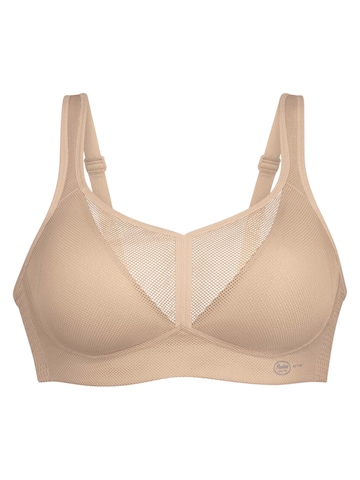 ANITA Bralette Bra 'Air Control Delta Pad Sport' in Beige: front