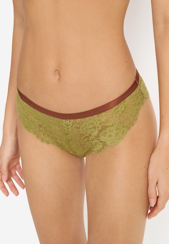 LSCN by LASCANA Трусы-слипы в Зеленый: спереди