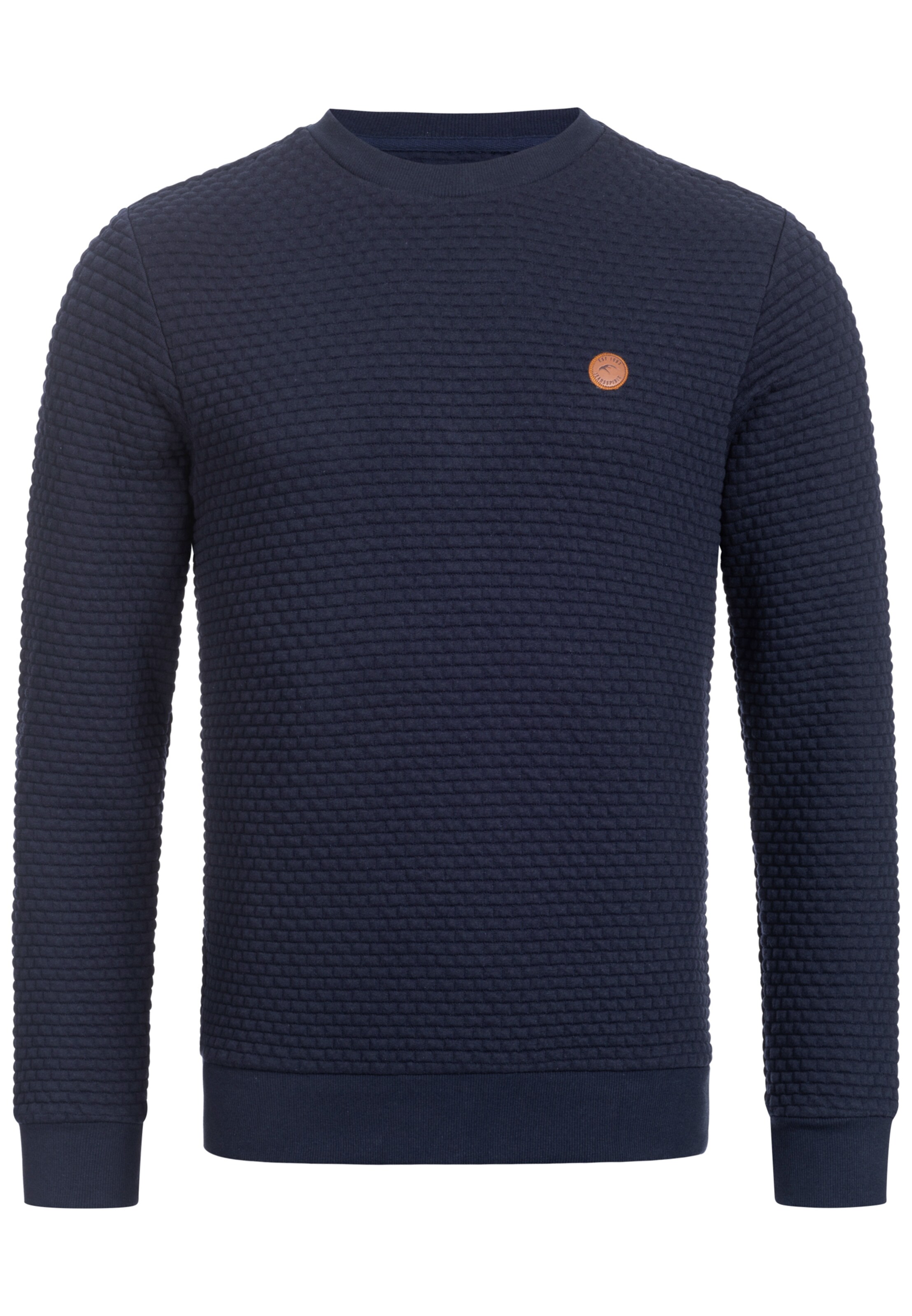 INDICODE JEANS Sweatshirt 'Dash' in Blau: Vorderseite