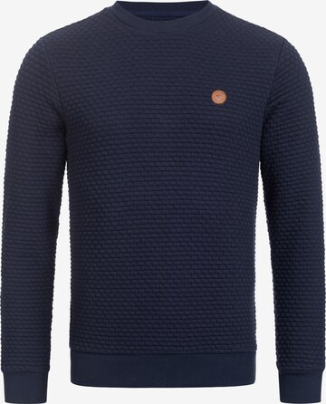 INDICODE JEANS Sweatshirt 'Dash' in Blue: front