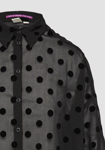 QS Blouse in Zwart