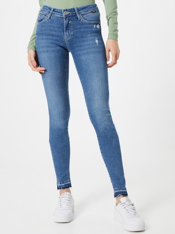 Mavi Skinny Jeans 'Adriana' in Blauw: voorkant