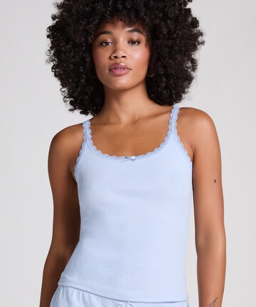 Hunkemöller Slaapshirt in Blauw: voorkant