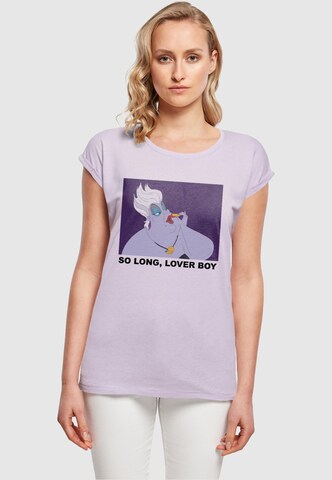 ABSOLUTE CULT T-Shirt 'Little Mermaid - Ursula So Long Lover Boy' in Lila: predná strana