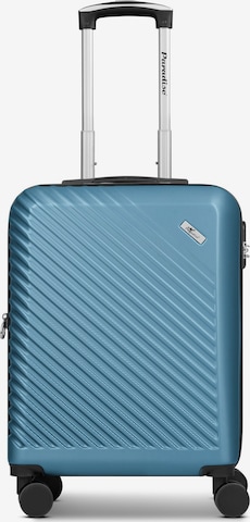 CHECK.IN Trolley 'Paradise 2.0' in Blauw: voorkant