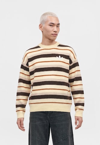 ADIDAS ORIGINALS Svetr 'ESS' – béžová: přední strana
