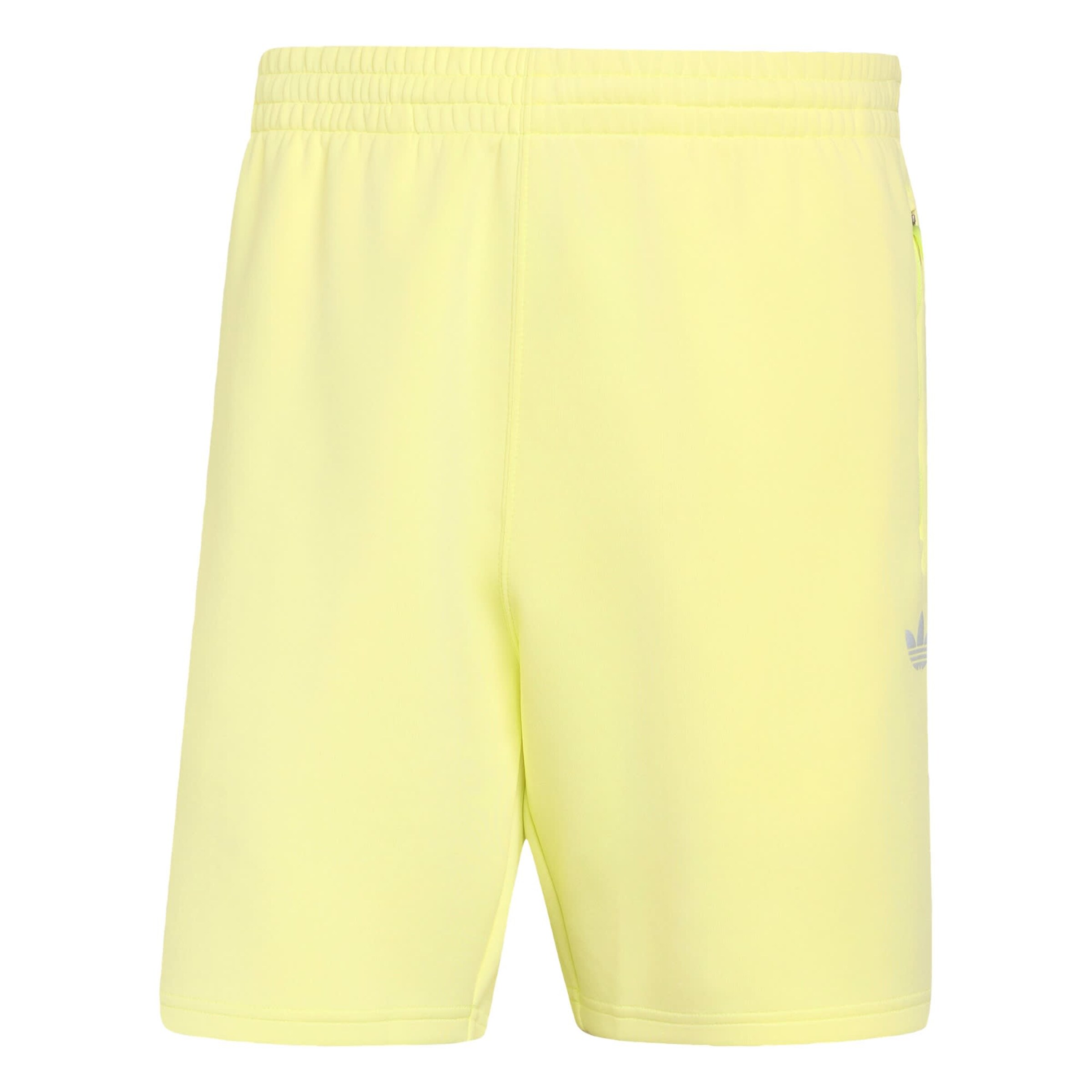 ADIDAS ORIGINALS - Calças 'Trefoil Essentials' em amarelo: frente