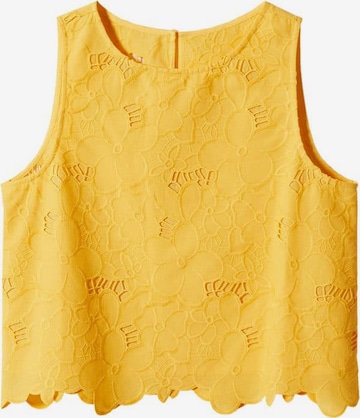 Camicia da donna 'Florian' di MANGO in giallo: frontale