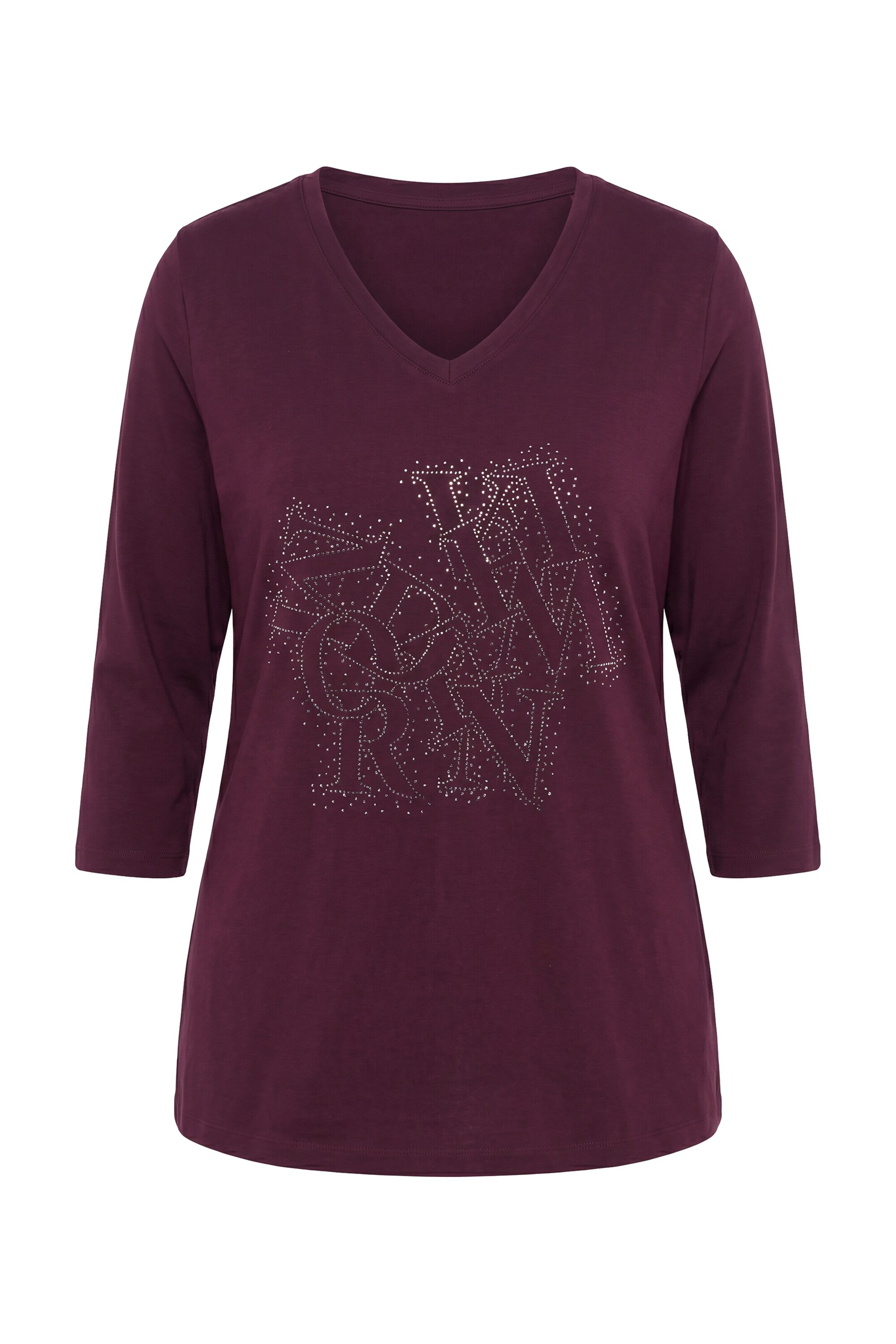 Ulla Popken Shirt in Rood: voorkant