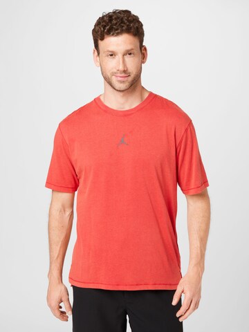 Jordan Shirt in Rood: voorkant