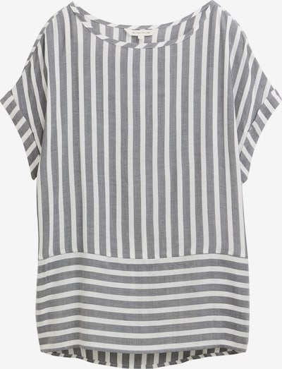 TOM TAILOR Pusero värissä harmaa / valkoinen, Tuotenäkymä