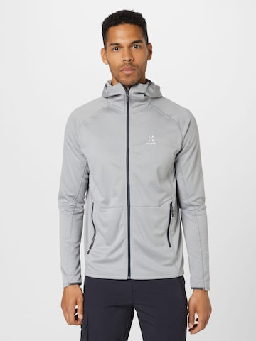 Haglöfs Athletic fleece jacket 'Skuta' in Grey: front