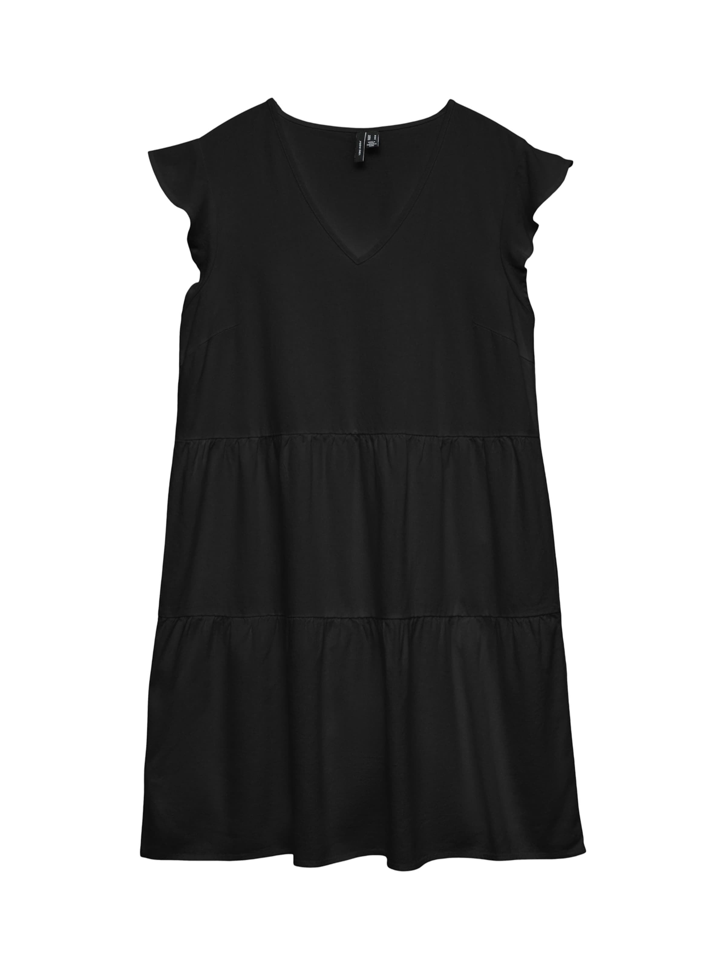 VERO MODA Jurk 'VMMYMILO' in Zwart: voorkant