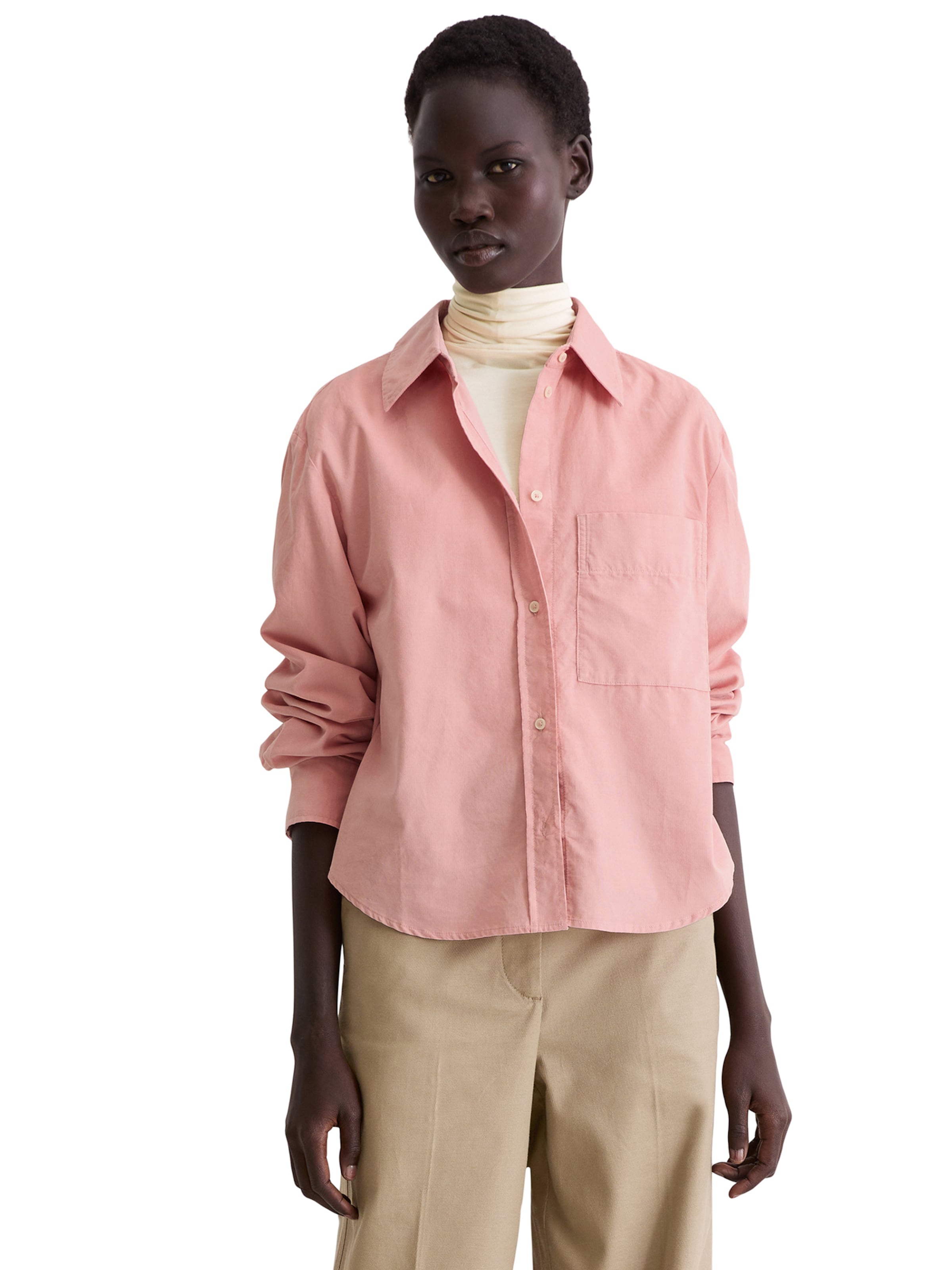 Marc O'Polo Bluzka w kolorze różowy: przód