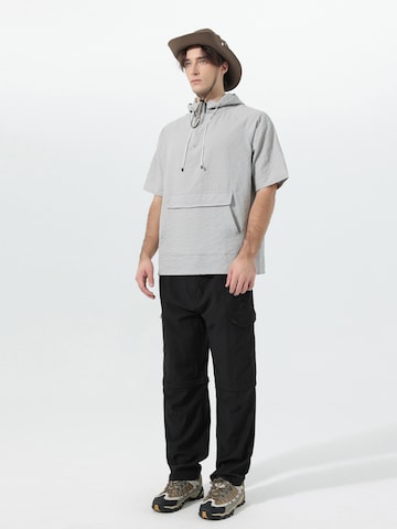 YOUTHUP Shirt 'Kopffrei' in Grey