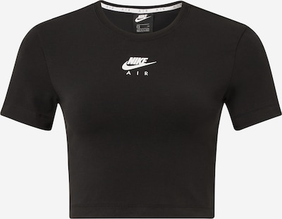 Nike Sportswear Majica | črna / bela barva, Prikaz izdelka