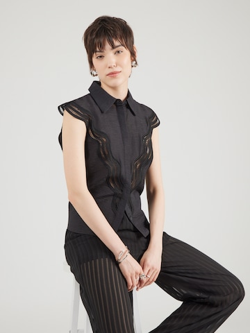 melns Cph Muse Blūze 'COLE': no priekšpuses