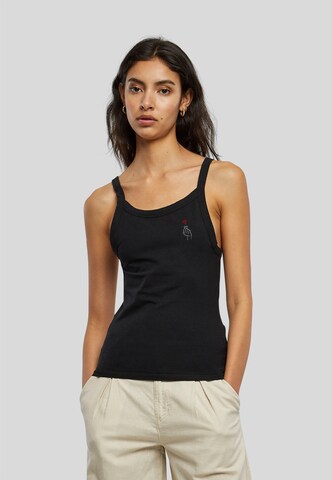 Top 'K-Heart' di Urban Classics in nero: frontale
