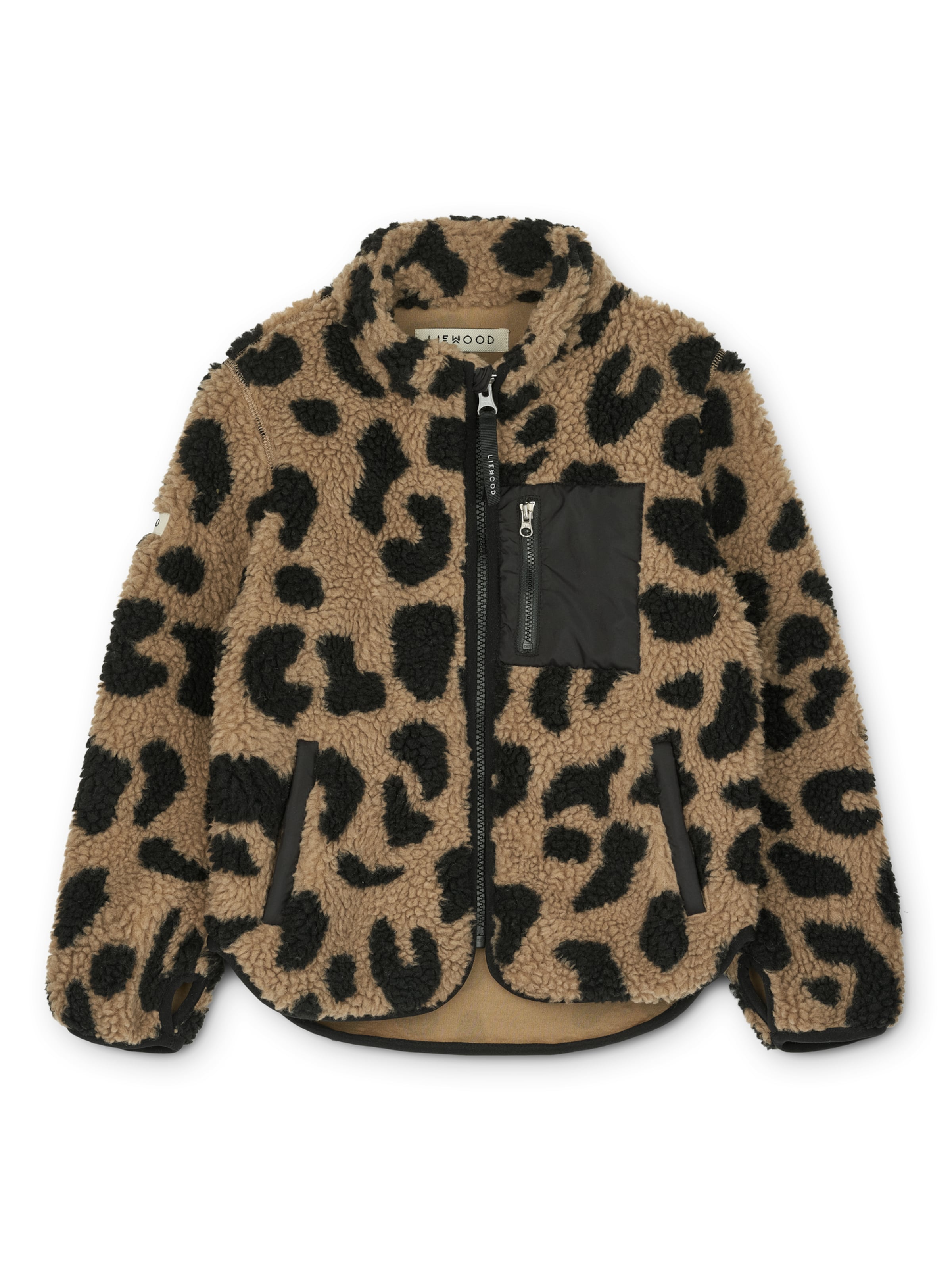 Liewood Φθινοπωρινό και ανοιξιάτικο μπουφάν 'Nolan' σε καφέ: μπροστά