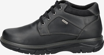 Bottines à lacets IMAC en noir : devant