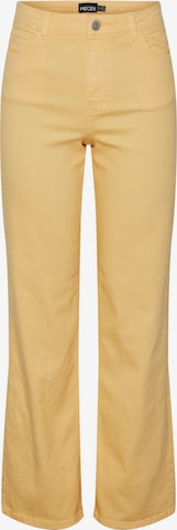 PIECES Boot cut Jeans 'PEGGY' in Orange: front