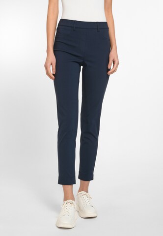 Peter Hahn Regular Pants 'SYLVIA' in Blue: front