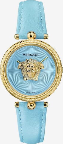 VERSACE Analoguhr in Blau: Vorderseite