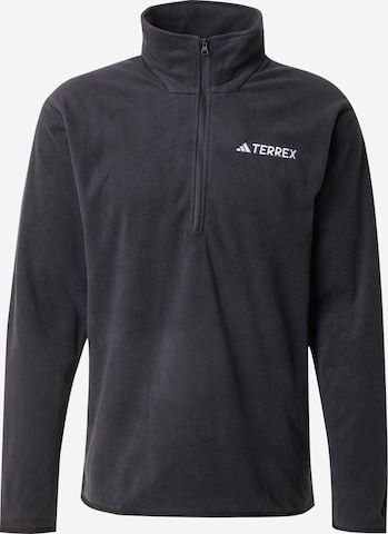 ADIDAS TERREX Спортивный свитшот 'Ess' в Черный: спереди