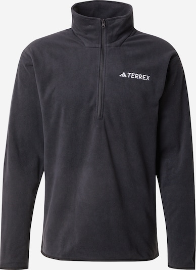 ADIDAS TERREX Sportski pulover 'Ess' u crna / bijela, Pregled proizvoda