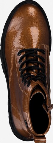 s.Oliver Lace-up bootie in Bronze