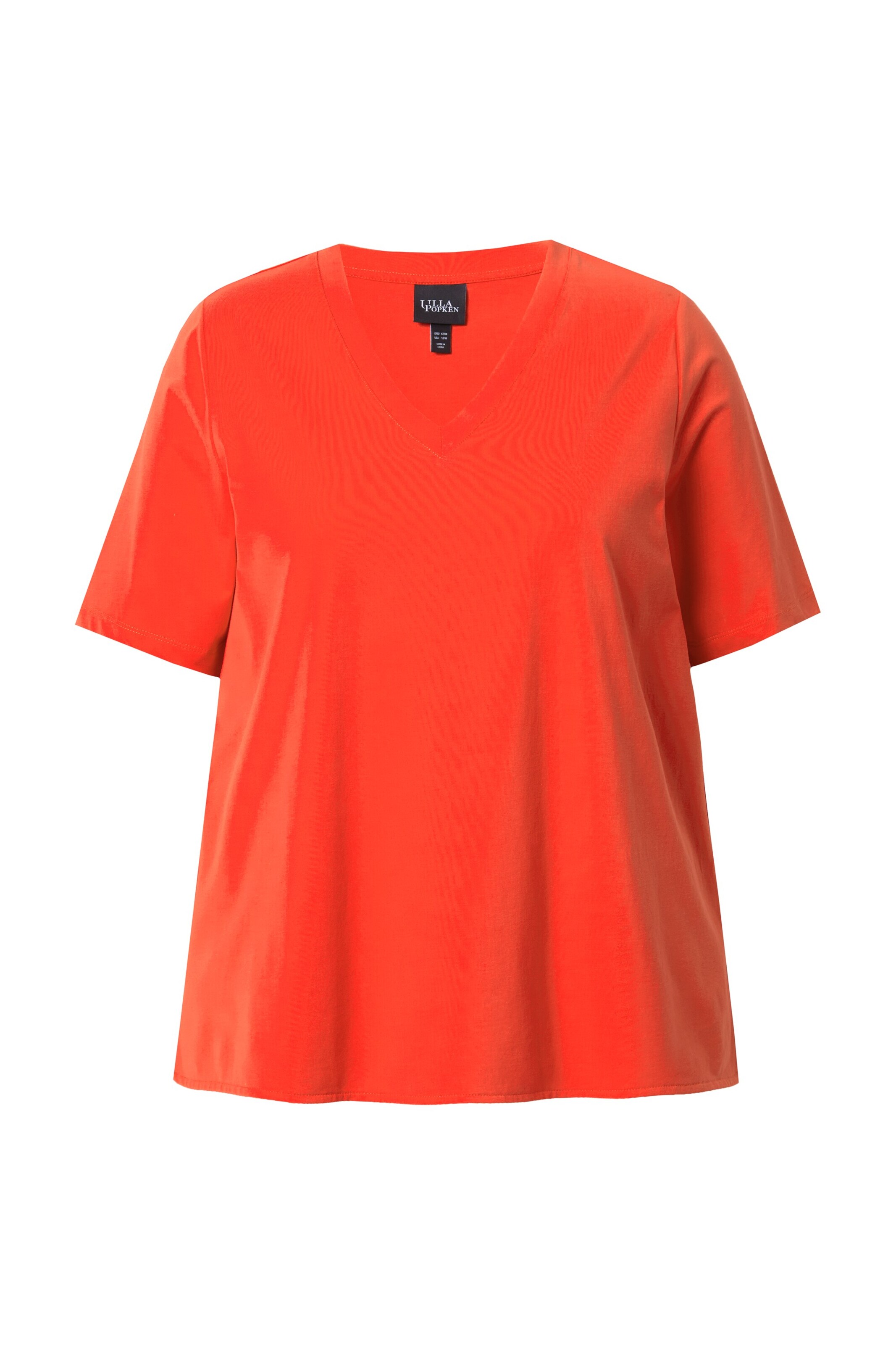 Ulla Popken Shirt in Oranje: voorkant
