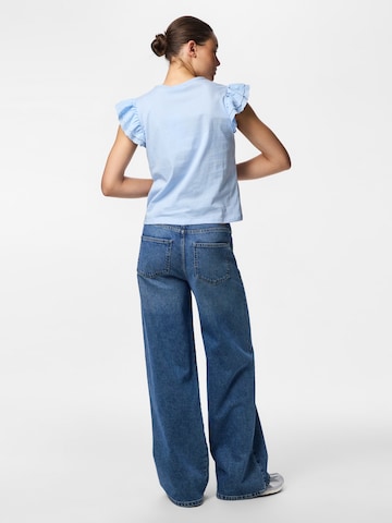 PIECES Тениска 'PCPandria' в синьо