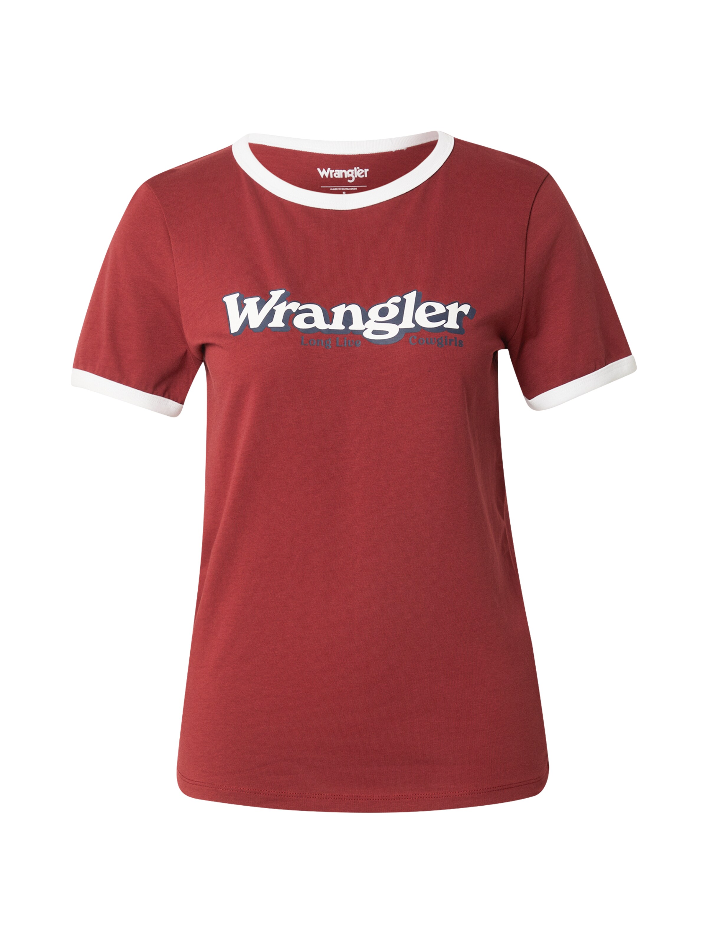 T-shirt 'RINGER' WRANGLER en rouge : devant