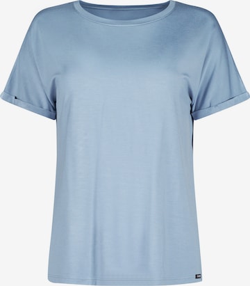 Skiny Shirt 'Every Night' in Blauw: voorkant