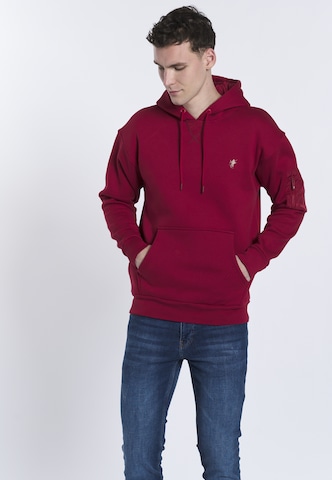 DENIM CULTURE Sweatshirt 'SAORO' in Rot