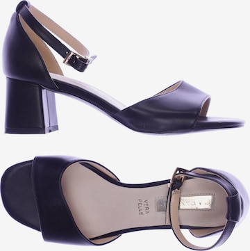 CAFÈNOIR Sandals & High-Heeled Sandals in 38 in Black: front