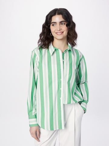 Gina Tricot Blouse 'Anna' in Groen: voorkant