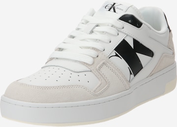 Calvin Klein Jeans - Zapatillas deportivas bajas en blanco: frente