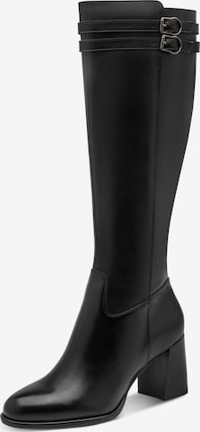 Bottes Tamaris en noir : devant