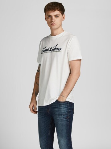 JACK & JONES Shirt 'Tons Upscale' in White