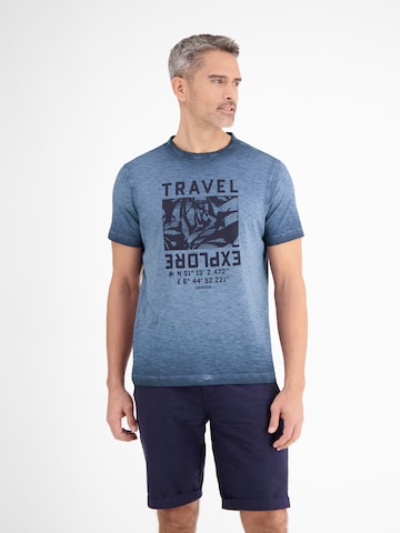 T-Shirt LERROS en bleu : devant