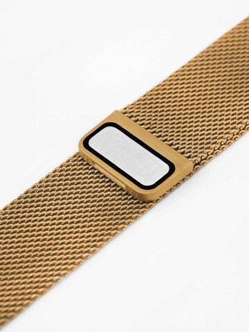 HIRSCH Armbänder Digitaal horloge 'Milanaise for Apple Watch' in Goud